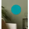 Blauw - Effen kleur Wandcirkel kunststof plaat 5mm dik klein 188 -sfeer3