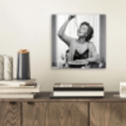 Vrouw - Spaghetti - Zwart - Wit aluminium wit klein -sfeer1