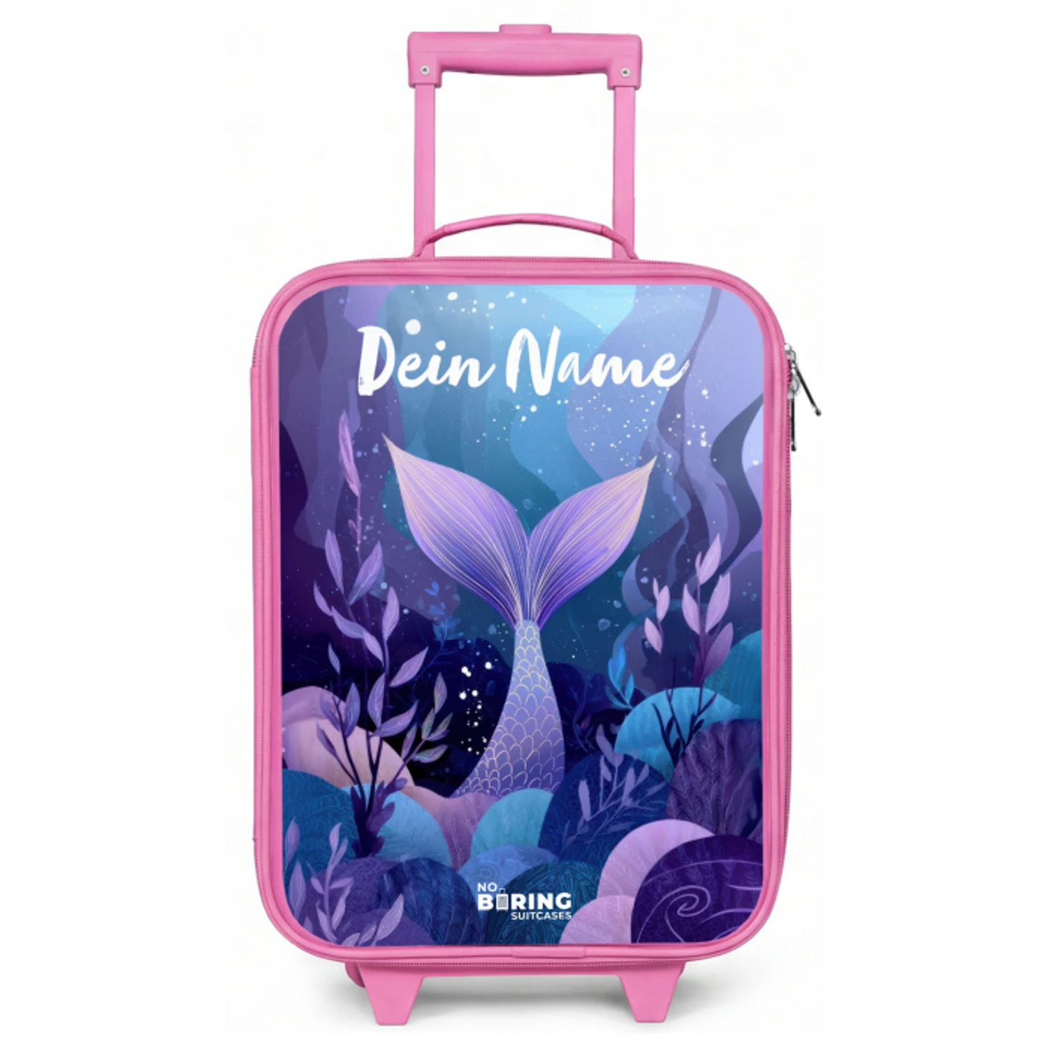Zeemeermin - Onderwater - Paars - Blauw Kinderkoffer - Roze klein -zz3dotto