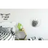 Basketbal - Wit - Schaduw - Lijnen Wandcirkel aluminium klein -kinderkamer
