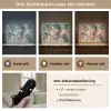 Goud - Blauw - Marmer Light Box met batterij (Wandlamp) middel -USP_lichtkleurNL