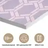 Patroon - Roze - Paars PET vilt klein 837 -closeup_NL