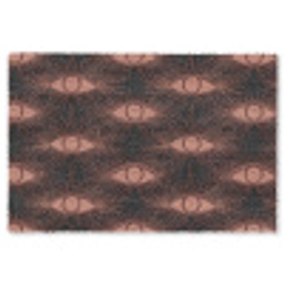Boheems - Oog - Bruin Vloerkleed Rechthoek klein 1091 -3d