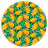 Mango - Golvende - Bladeren Wandcirkel plexiglas klein 852 -3d