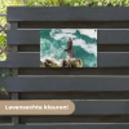 Dieren - Roofvogels - Water tuinposter los doek klein -sfeer3