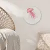 Kwal - Tentakels - Roze Akoestische PET Vilt - Rond klein -sfeer4