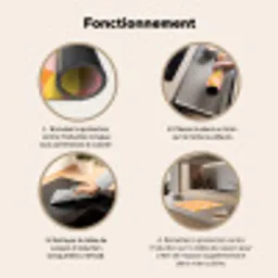 Kleurrijk - Ruitpatroon - Bladvormen Inductie beschermer vinyl 3mm middel 274 -usfeer9_FR