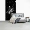 Verfspatten - Wit - Abstract - Explosie fotobehang vinyl groot -slaapkamer