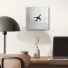 Minimalistisch - Silhouet - Zwart - Vliegtuig plexiglas 5mm klein -sfeer6