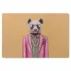 Panda - Pak - Zonnebril - Blauw Placemat vinyl groot -zzsfeer1_Kitchenyeah-website