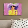 Zonnebril - Vrouw - Jas - Veren canvas 2cm klein -sfeer3
