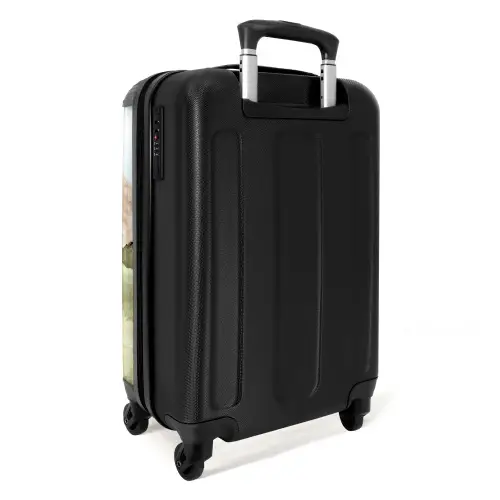 Graafmachine in de natuur NBS - Handbagage koffer - Kinderen Unisex middel -achterkant