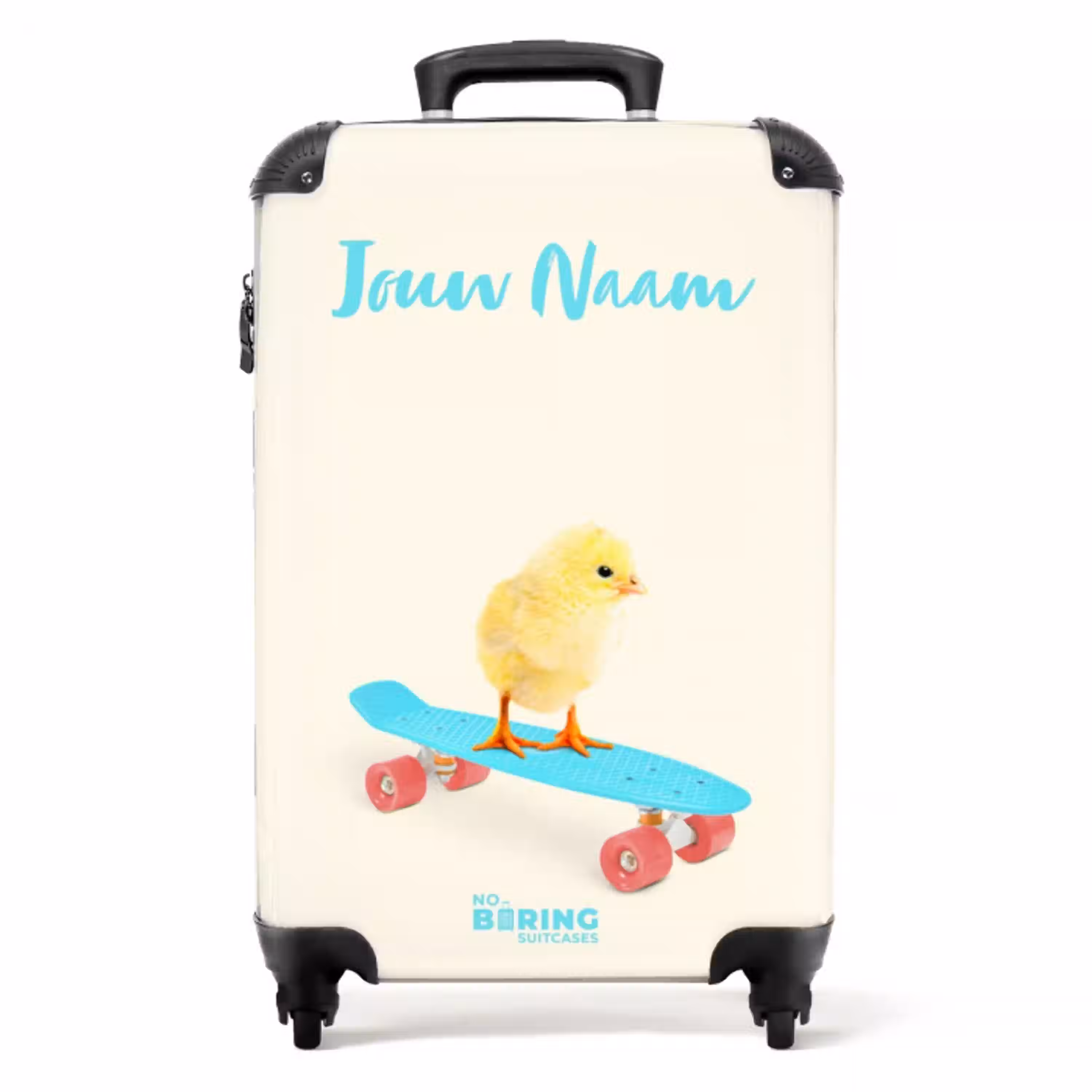 Karrend kuikentje NBS - Handbagage koffer - Kinderen Unisex middel -productfoto_recht