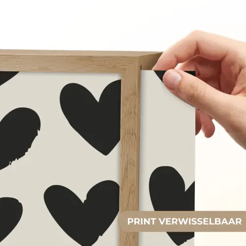 Hartjes - Zwart - Beige Light Box met batterij (Wandlamp) middel -USP_websiteprintNL