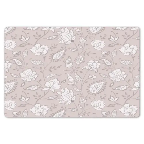 Bloemen - Getekend - Lavendel Placemat vinyl groot 368 -zzsfeer1_Kitchenyeah-website