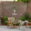 Verstopte tuin Tuinposter op houten frame 2 cm dik klein -sfeer3