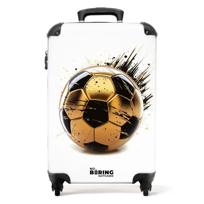 Gouden goalzoeker Koffer - NBS - Handbagage middel -productfoto_recht