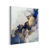 Marmer - Blauw - Goud aluminium wit klein -3d