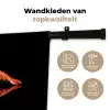 Kreeft - Oranje - Zwart - Opvallend Wandkleed katoen klein -sfeer2