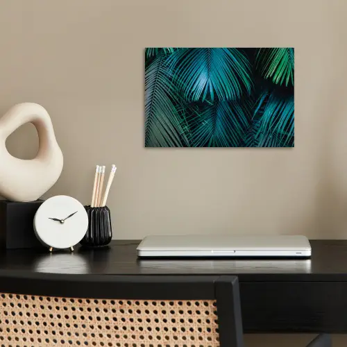 Palmblad - Tropisch - Natuur - Jungle poster papier klein -sfeer1