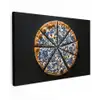 Pizza - Eten - Delftsblauw Tuinposter op houten frame 2 cm dik klein -3d