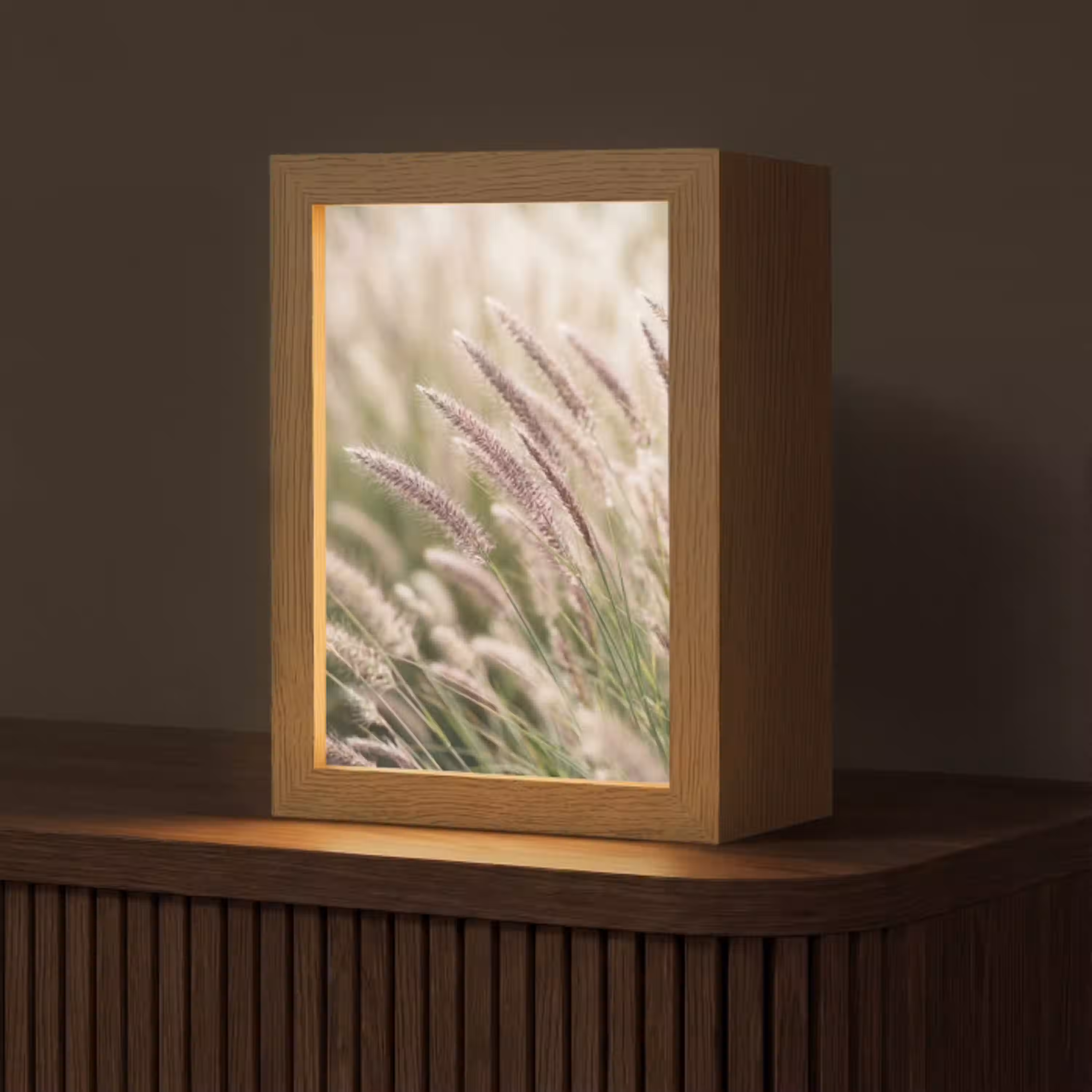 Gras - Close up - Groen Light Box met kabel (Tafellamp) klein -z3d_website