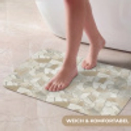 Mozaïek - Stenen - Beige Badmat klein 997 -USP_ZachtDE