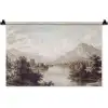 Klassiek - Landschap - Sereen Wandkleed katoen klein -zz3d