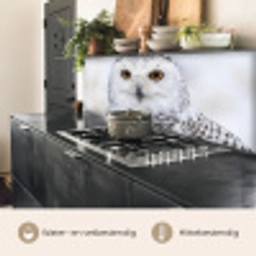 Sneeuwuil - Oog - Wildlife - Wit keuken achterwand 2 middel -usp_NL