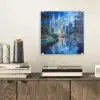 Stad Kuala Lumpur - Skyline - Wolkenkrabbers - Water plexiglas 5mm klein -sfeer1