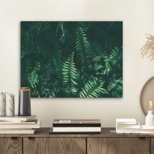 Bladeren - Jungle - Natuur - Tropisch - Planten PET vilt klein -sfeer1