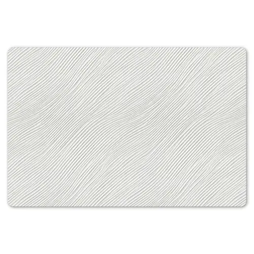 Golven - Ribbels - Wit Placemat vinyl groot 368 -zzsfeer1_Kitchenyeah-website