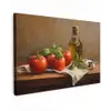 Tomaten - Olijfolie - Stilleven canvas 2cm klein -z3d