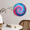 Spiraal - Roze - Draaiend Wandcirkel kunststof plaat 5mm dik klein -sfeer4