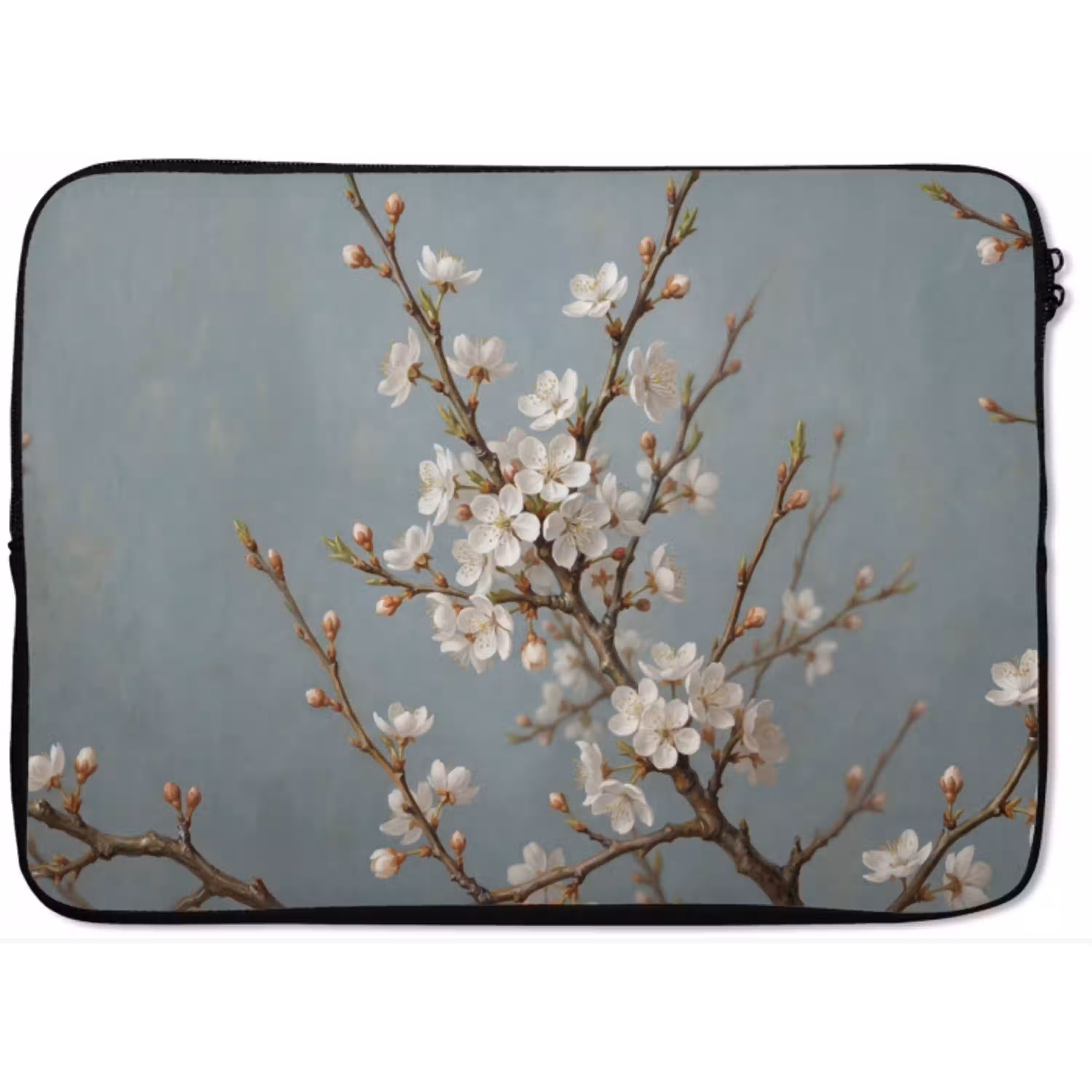 Botanisch - Stilleven - Blauw laptophoes neopreen klein -zkaufland3dotto