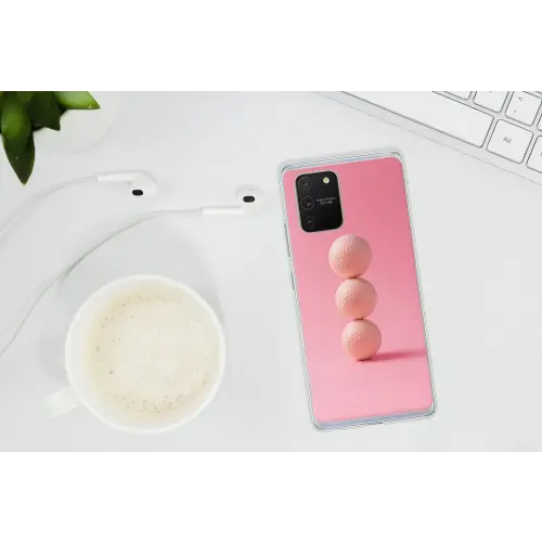 Golfballen - Roze - Drie Telefoonhoesje Samsung Galaxy S10 Lite klein -oordopS10Lite