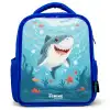 Haai - Water - Zee Kinderrugzak - Blauw middel -3d