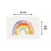 Regenboog - Watercolor - Kleurrijk Placemat vinyl groot -specs