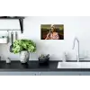 Mona - Klassiek - Roze Muursticker klein -keuken