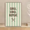 Quote - Strepen - Grill canvas 2cm klein -sfeer1