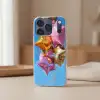 Ballonnen - Goud - Stervorm - Roze Telefoonhoesje iPhone 17 Pro klein -sfeer2