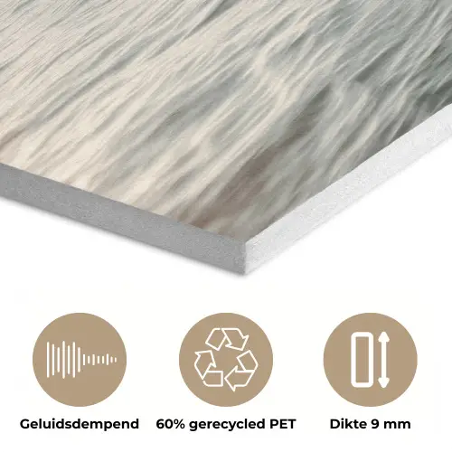 Zeilboot - Zee - Beige - Zon PET vilt klein -closeup_NL
