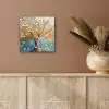Boom - Blauw - Goud - Abstract - Modern aluminium wit klein -sfeer4