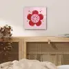 Bloem - Roze - Hartjes plexiglas 5mm klein -sfeer4