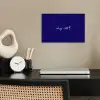 Why not - Blauw - Handgeschreven poster papier klein -sfeer1