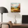 Landschap - Illustratie - Natuur aluminium wit klein -sfeer5