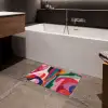 Vormen - Bochten - Kleurrijk - Abstract Badmat klein -sfeer3