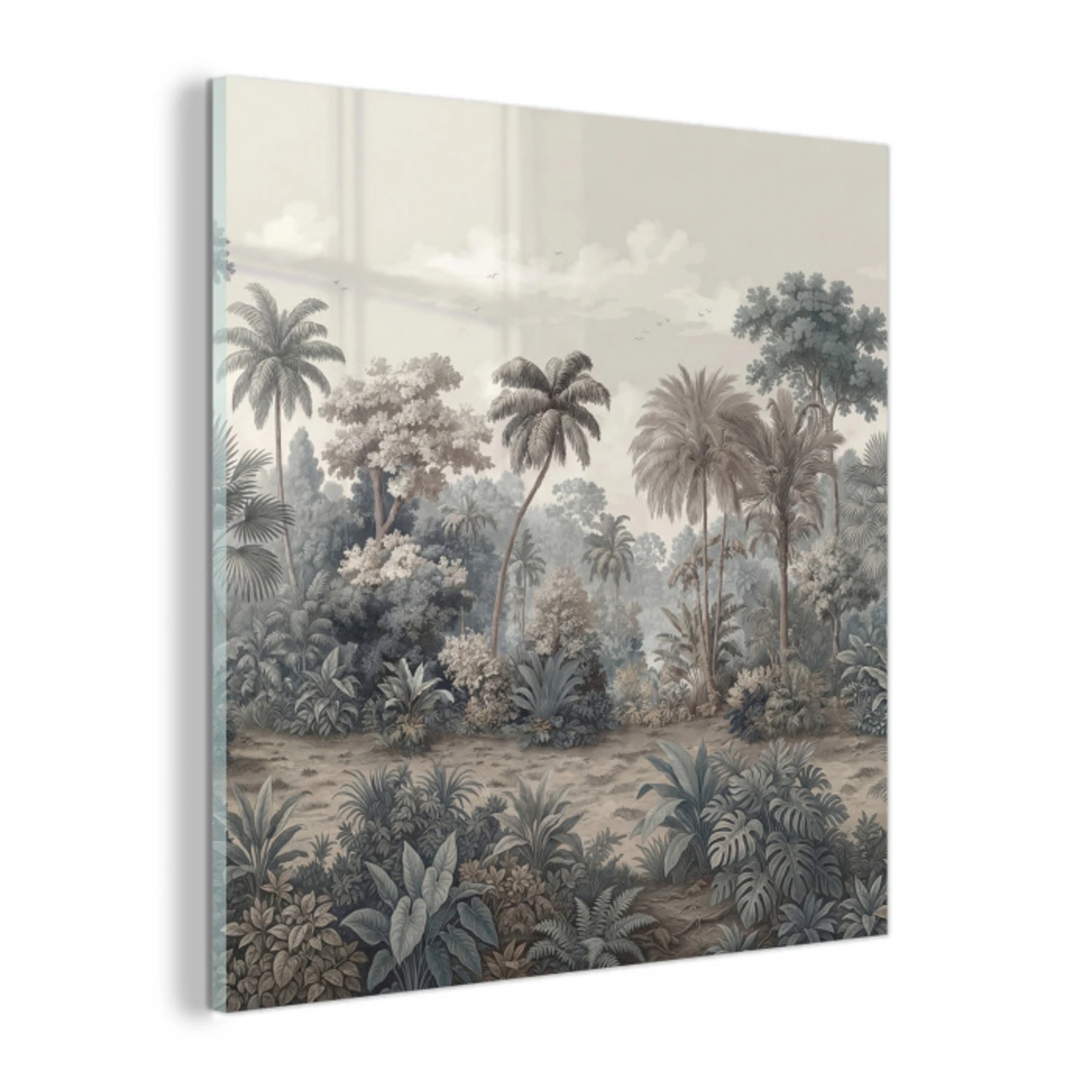 Tropisch - Landschap - Illustratie plexiglas 5mm klein -z3d