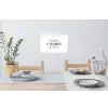 Kerst quote - Winter - Christmas calories - Wit Muursticker klein -eettafel