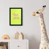 Groen - Roze bonjour - art-deco fotolijst zwart zonder passe partout klein -usfeer4_kinderkamer